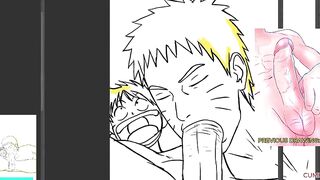 Naruto Sucking Luffy Biggest Shlong Deepthroat - Intensive Homo Oral pleasure Close Up