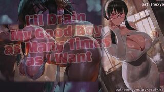 Feral Fdom Drains Your Balls Over and Over CUM IN HER BREED HER DO IT ASMR