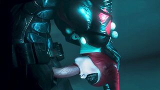 Harley Quinn Sucks and Screws Batman