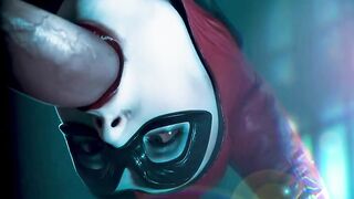 Harley Quinn Sucks and Screws Batman