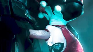 Harley Quinn Sucks and Screws Batman