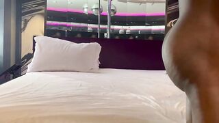 Leaving a white hotty with her butt absolutely wrecked, that babe endured the ebony chap's thick ramrod mercilessly in her little anus.