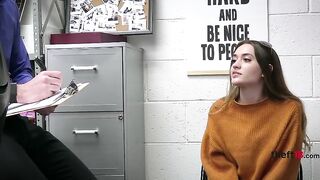 Step daddy Watches Guard Screw Shoplifting Step daughter