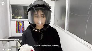 A delivery angel goes to the wrong address and ends up getting drilled by the wrong customer