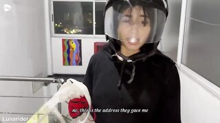 A delivery angel goes to the wrong address and ends up getting drilled by the wrong customer