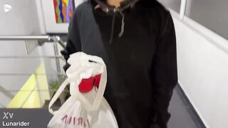 A delivery angel goes to the wrong address and ends up getting drilled by the wrong customer