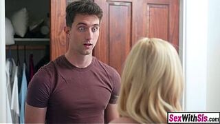 Lustful obese butt teen step sister screws her step brother for helping her