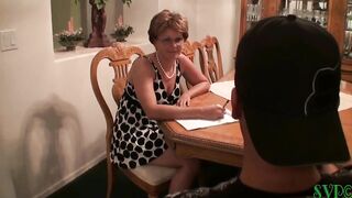 Curvy Neglected Step-Mama Needs Her Step-Sons Attentions