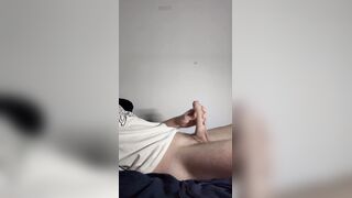 Playing with my uncut ramrod