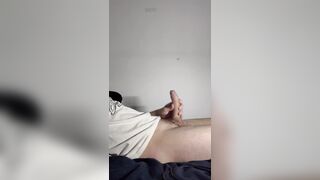 Playing with my uncut ramrod