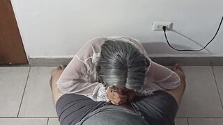 I wanted a massage and this babe ended up draining all the milk from my jock.