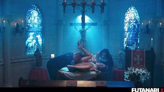 Shemale hentai Facial Deepthroat - Layla Scarlett & Vixi Rafi
