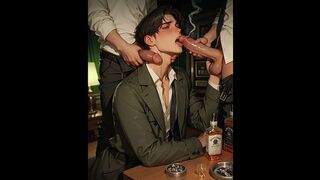 Blasted dong pulses in surreal, fevered BL ART AI