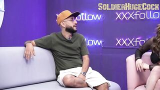 Huge Penis In Studio - Stacked mother I'd like to fuck Voluntarily Screwed Hard On Live Podcast