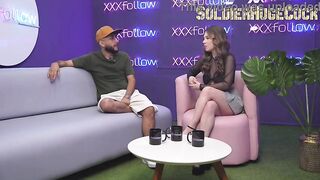 Huge Penis In Studio - Stacked mother I'd like to fuck Voluntarily Screwed Hard On Live Podcast
