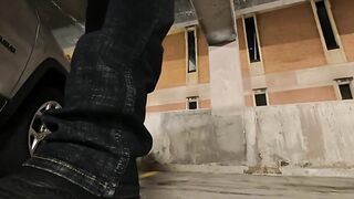 Flashing My Titties Around City and Nearly Caught Having Sex