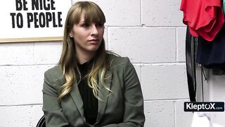 Inside Job Denial Ends With Her Blowing Security