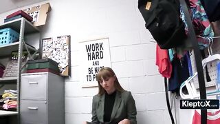 Inside Job Denial Ends With Her Blowing Security