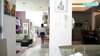 Stepsister Caught Masturbating in VR Goggles Thinks It’s Her Boyfriend - Gets Coarse Drilled & Cum on Large Breasts