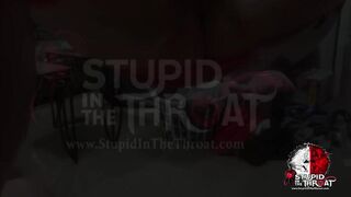 wife hangs and screams during coarse sex swing action