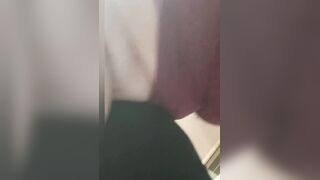 Super hawt knob sucking queen dominant-bitch fingers his butt rides his shlong sucks his dong with her cum all over it to make him cum