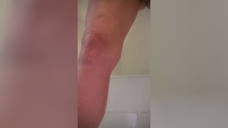 Pissing in the shower