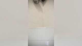 Pissing in the shower