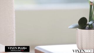 VIXEN Seductive Angie Faith Bounces Her Biggest Boobs During the time that Riding Penis
