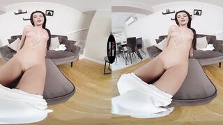 Sexually excited brunette hair Asandra Dewy masturbates hard in recent look — VirtualTaboo