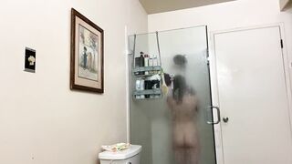 Golden-haired Gets Soapy & Sexually excited in the Shower