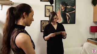 Miss Ash Borrows Thrall Mila for a Week to Satisfy Her Each Whim, with Drubbing, Nipp Clamps and Lesbo Domination