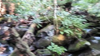 Enjoying a Nice-looking Spot in the Mountains