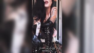 Fastened for My Boots: Mastix Has U in Metallic Handcuffs During the time that That babe Smokes and Teases U