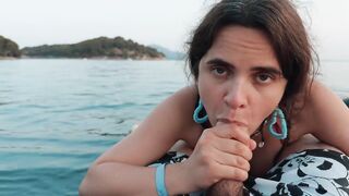 POV Risky Paradise Floatie Blow job