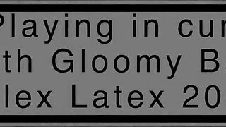 Playing in Cum with Gloomy Sweetheart, Full - Alex Latex