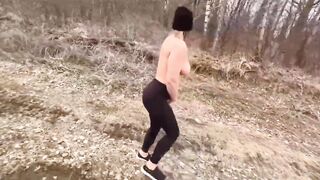 Stripping Nude and Getting Banged in the Forest