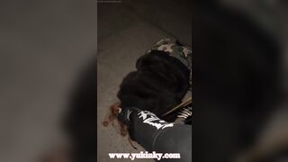 That babe Makes Me Her Pup on a Leash in Berlin
