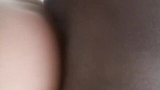 Large Ebony Weenie for a Constricted Oriental Twat