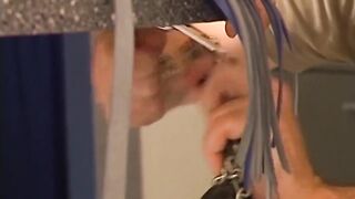 Older mother I'd like to fuck Gets Her Cunt Clamped and Drenched