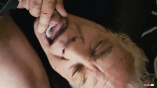 Stepdaddy Mouths My Angel Jock and I Step on His Dong Barefoot