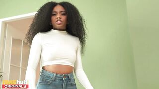 This babe's so SEXY when that babe's ANGRY! Black pity screws her useless housemate