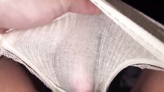 Look how moist it's getting between my legs. Female POV.