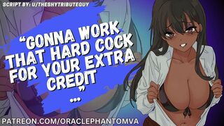 [F4M] Cumming Your Professor for "Extracurricular Activites" -- ASMR AUDIO ROLEPLAY