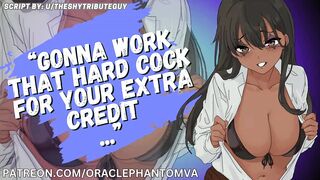 [F4M] Cumming Your Professor for "Extracurricular Activites" -- ASMR AUDIO ROLEPLAY