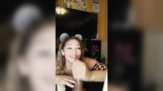 Sloppy Deepthroating Makes mother I'd like to fuck Nipps Hard and Twat Soaked