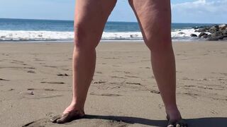 LittleFeet Urinate In The Nudist Beach??