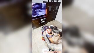 GAMING Pair? I Suck His BULKY KNOB Whilst This guy Plays PS5?