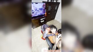 GAMING Pair? I Suck His BULKY KNOB Whilst This guy Plays PS5?