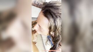 SEXY ORAL-JOB On The Terrace? Im So SEXUALLY EXCITED?