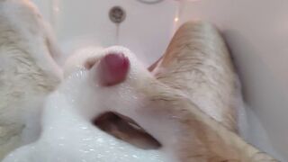 Relaxing in the Foam — Until Things Got Intensive